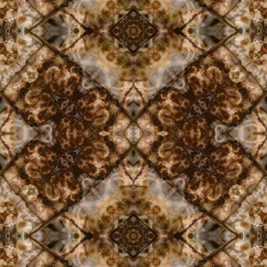 Seamless square pattern. Abstract seamless texture. Creative background. kaleidoscope