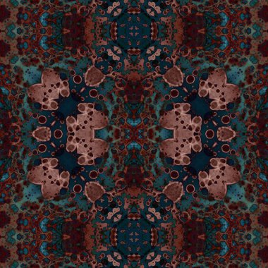Seamless square pattern. Abstract seamless texture. Creative background. kaleidoscope
