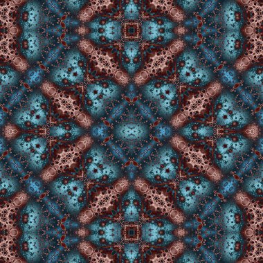 Kusursuz kare desenli. Soyut, dikişsiz doku. Yaratıcı bir geçmiş. kaleydoskop