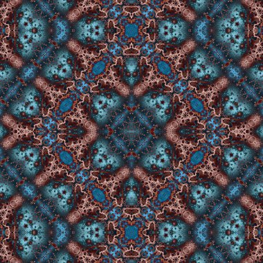 Kusursuz kare desenli. Soyut, dikişsiz doku. Yaratıcı bir geçmiş. kaleydoskop