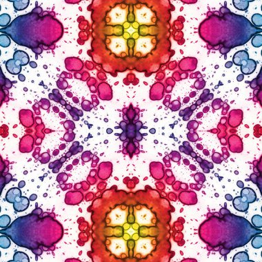 Kusursuz kare desenli. Soyut, dikişsiz doku. Yaratıcı bir geçmiş. kaleydoskop