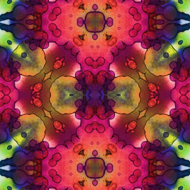 Kusursuz kare desenli. Soyut, dikişsiz doku. Yaratıcı bir geçmiş. kaleydoskop