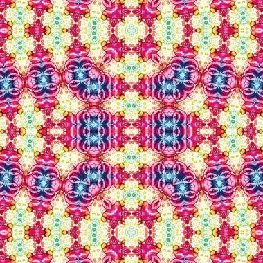 Kusursuz kare desenli. Soyut, dikişsiz doku. Yaratıcı bir geçmiş. kaleydoskop