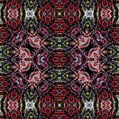 Kusursuz kare desenli. Soyut, dikişsiz doku. Yaratıcı bir geçmiş. kaleydoskop