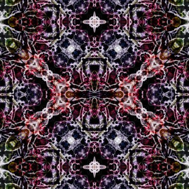 Kusursuz kare desenli. Soyut, dikişsiz doku. Yaratıcı bir geçmiş. kaleydoskop