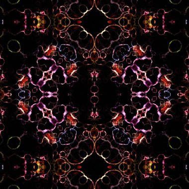 Kusursuz kare desenli. Soyut, dikişsiz doku. Yaratıcı bir geçmiş. kaleydoskop