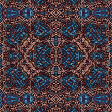 Kusursuz kare desenli. Soyut, dikişsiz doku. Yaratıcı bir geçmiş. kaleydoskop