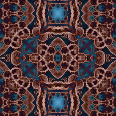 Kusursuz kare desenli. Soyut, dikişsiz doku. Yaratıcı bir geçmiş. kaleydoskop