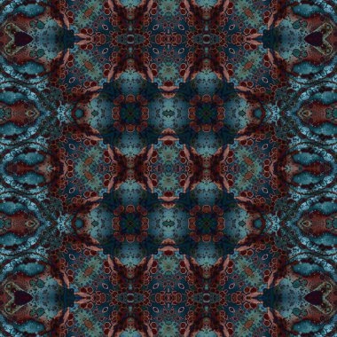 Kusursuz kare desenli. Soyut, dikişsiz doku. Yaratıcı bir geçmiş. kaleydoskop