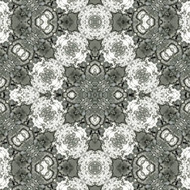 Kusursuz kare desenli. Soyut, dikişsiz doku. Yaratıcı bir geçmiş. kaleydoskop