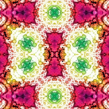 Kusursuz kare desenli. Soyut, dikişsiz doku. Yaratıcı bir geçmiş. kaleydoskop