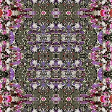 Kusursuz kare desenli. Soyut, dikişsiz doku. Yaratıcı bir geçmiş. kaleydoskop