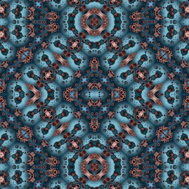 Kusursuz kare desenli. Soyut, dikişsiz doku. Yaratıcı bir geçmiş. kaleydoskop