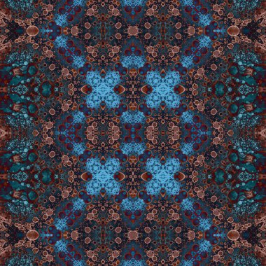 Kusursuz kare desenli. Soyut, dikişsiz doku. Yaratıcı bir geçmiş. kaleydoskop