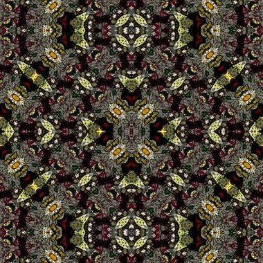 Kusursuz kare desenli. Soyut, dikişsiz doku. Yaratıcı bir geçmiş. kaleydoskop