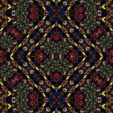 Kusursuz kare desenli. Soyut, dikişsiz doku. Yaratıcı bir geçmiş. kaleydoskop