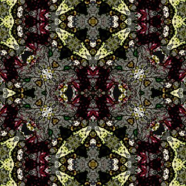 Kusursuz kare desenli. Soyut, dikişsiz doku. Yaratıcı bir geçmiş. kaleydoskop