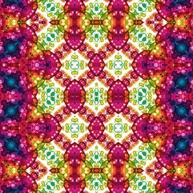 Kusursuz kare desenli. Soyut, dikişsiz doku. Yaratıcı bir geçmiş. kaleydoskop