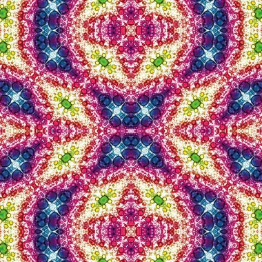 Kusursuz kare desenli. Soyut, dikişsiz doku. Yaratıcı bir geçmiş. kaleydoskop