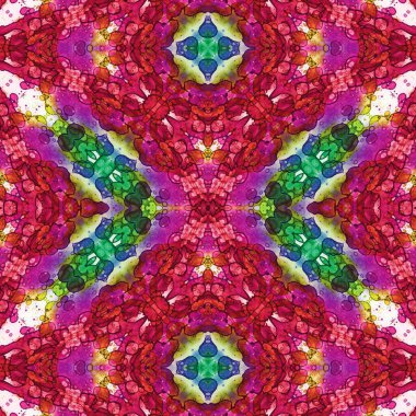 Kusursuz kare desenli. Soyut, dikişsiz doku. Yaratıcı bir geçmiş. kaleydoskop