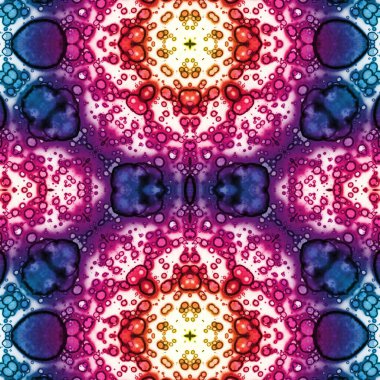 Kusursuz kare desenli. Soyut, dikişsiz doku. Yaratıcı bir geçmiş. kaleydoskop