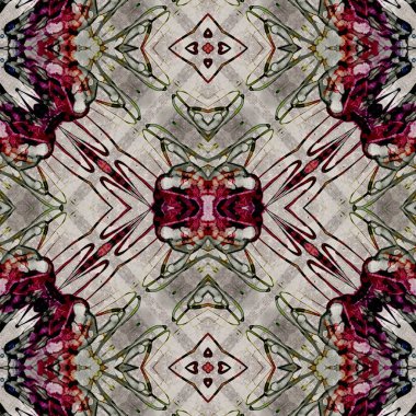 Kusursuz kare desenli. Soyut, dikişsiz doku. Yaratıcı bir geçmiş. kaleydoskop