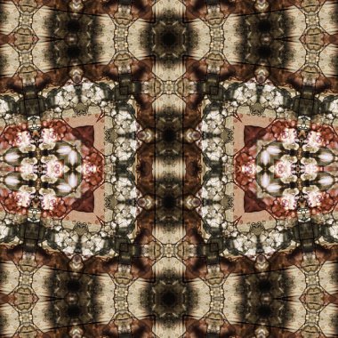 Kusursuz kare desenli. Soyut, dikişsiz doku. Yaratıcı bir geçmiş. kaleydoskop