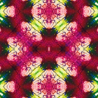 Kusursuz kare desenli. Soyut, dikişsiz doku. Yaratıcı bir geçmiş. kaleydoskop