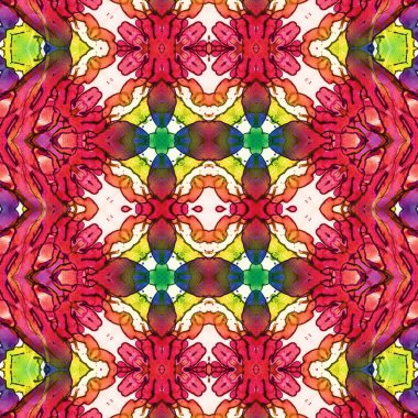 Kusursuz kare desenli. Soyut, dikişsiz doku. Yaratıcı bir geçmiş. kaleydoskop