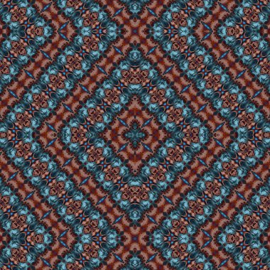 Kusursuz kare desenli. Soyut, dikişsiz doku. Yaratıcı bir geçmiş. kaleydoskop