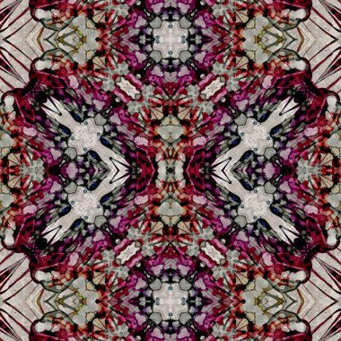 Kusursuz kare desenli. Soyut, dikişsiz doku. Yaratıcı bir geçmiş. kaleydoskop