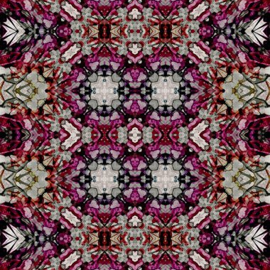 Kusursuz kare desenli. Soyut, dikişsiz doku. Yaratıcı bir geçmiş. kaleydoskop