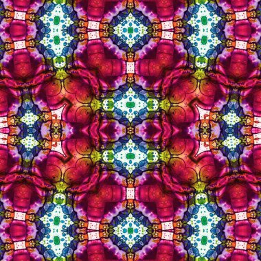 Kusursuz kare desenli. Soyut, dikişsiz doku. Yaratıcı bir geçmiş. kaleydoskop