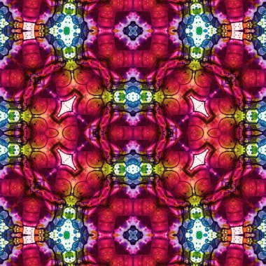 Kusursuz kare desenli. Soyut, dikişsiz doku. Yaratıcı bir geçmiş. kaleydoskop