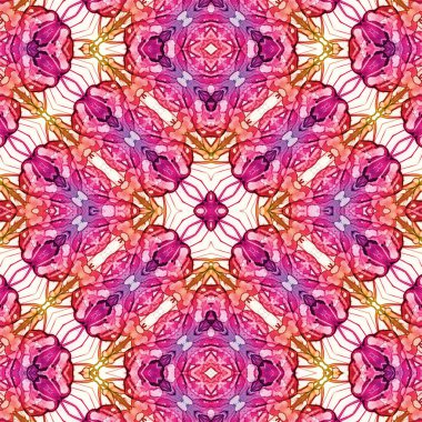 Kusursuz kare desenli. Soyut, dikişsiz doku. Yaratıcı bir geçmiş. kaleydoskop