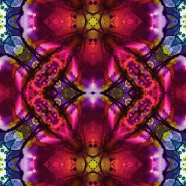 Kusursuz kare desenli. Soyut, dikişsiz doku. Yaratıcı bir geçmiş. kaleydoskop