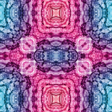 Kusursuz kare desenli. Soyut, dikişsiz doku. Yaratıcı bir geçmiş. kaleydoskop