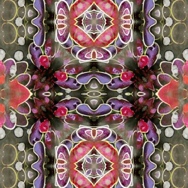 Kusursuz kare desenli. Soyut, dikişsiz doku. Yaratıcı bir geçmiş. kaleydoskop