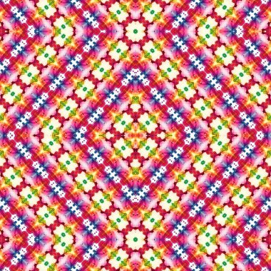 Kusursuz kare desenli. Soyut, dikişsiz doku. Yaratıcı bir geçmiş. kaleydoskop