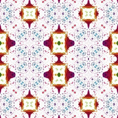 Kusursuz kare desenli. Soyut, dikişsiz doku. Yaratıcı bir geçmiş. kaleydoskop