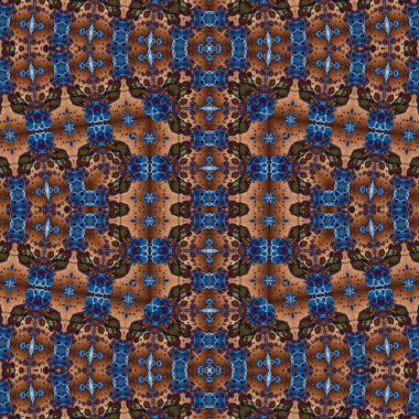 Kusursuz kare desenli. Soyut, dikişsiz doku. Yaratıcı bir geçmiş. kaleydoskop