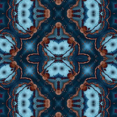 Kusursuz kare desenli. Soyut, dikişsiz doku. Yaratıcı bir geçmiş. kaleydoskop