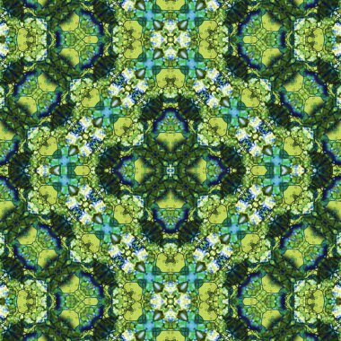 Kusursuz kare desenli. Soyut, dikişsiz doku. Yaratıcı bir geçmiş. kaleydoskop