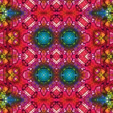 Kusursuz kare desenli. Soyut, dikişsiz doku. Yaratıcı bir geçmiş. kaleydoskop