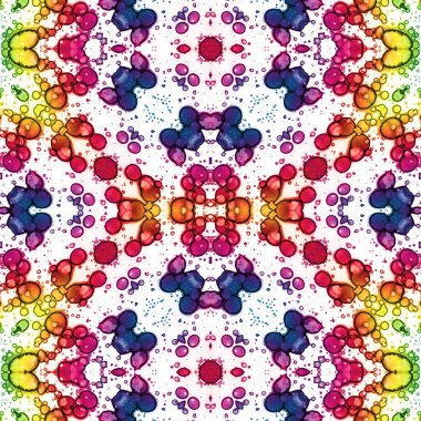 Kusursuz kare desenli. Soyut, dikişsiz doku. Yaratıcı bir geçmiş. kaleydoskop