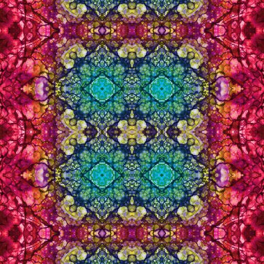 Kusursuz kare desenli. Soyut, dikişsiz doku. Yaratıcı bir geçmiş. kaleydoskop