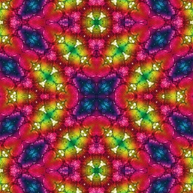 Kusursuz kare desenli. Soyut, dikişsiz doku. Yaratıcı bir geçmiş. kaleydoskop