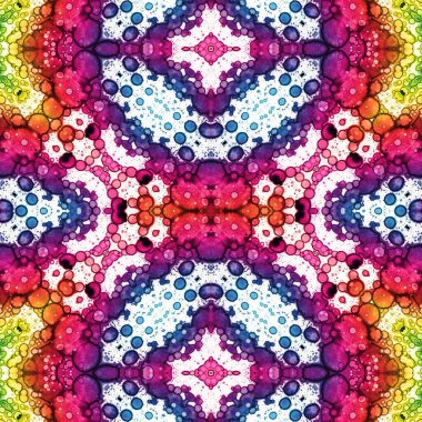 Kusursuz kare desenli. Soyut, dikişsiz doku. Yaratıcı bir geçmiş. kaleydoskop