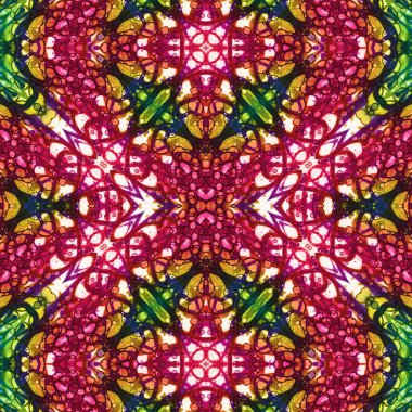 Kusursuz kare desenli. Soyut, dikişsiz doku. Yaratıcı bir geçmiş. kaleydoskop