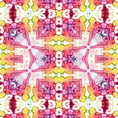 Kusursuz kare desenli. Soyut, dikişsiz doku. Yaratıcı bir geçmiş. kaleydoskop